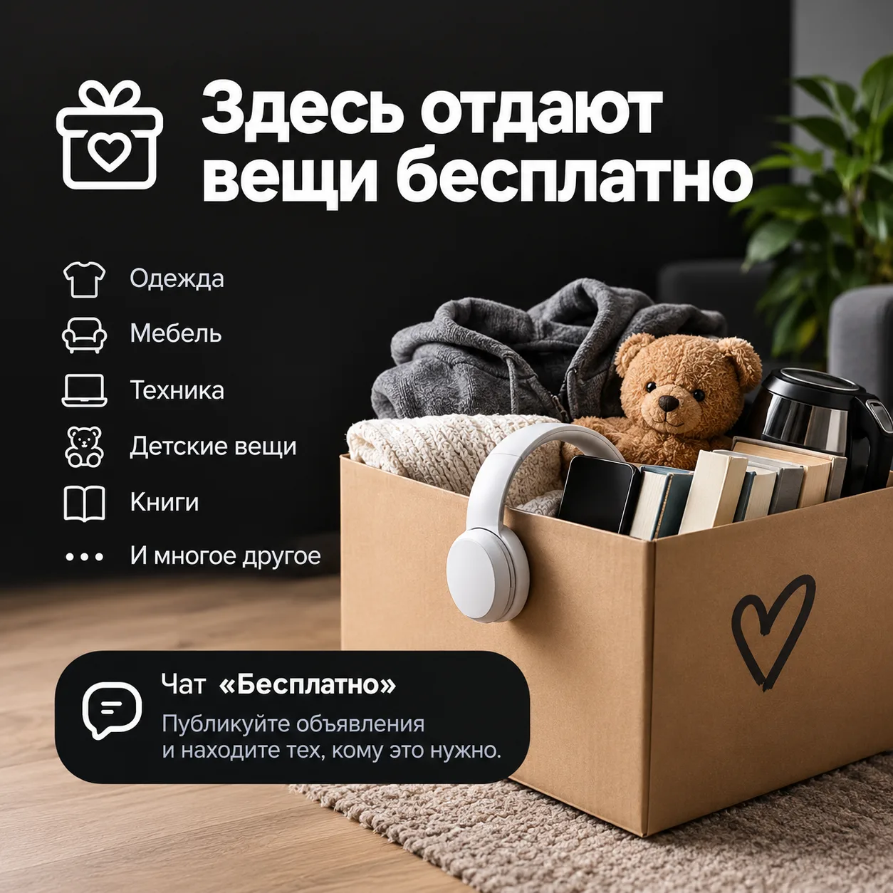 🎁 Отдаёте вещи, которые вам больше не нужны?