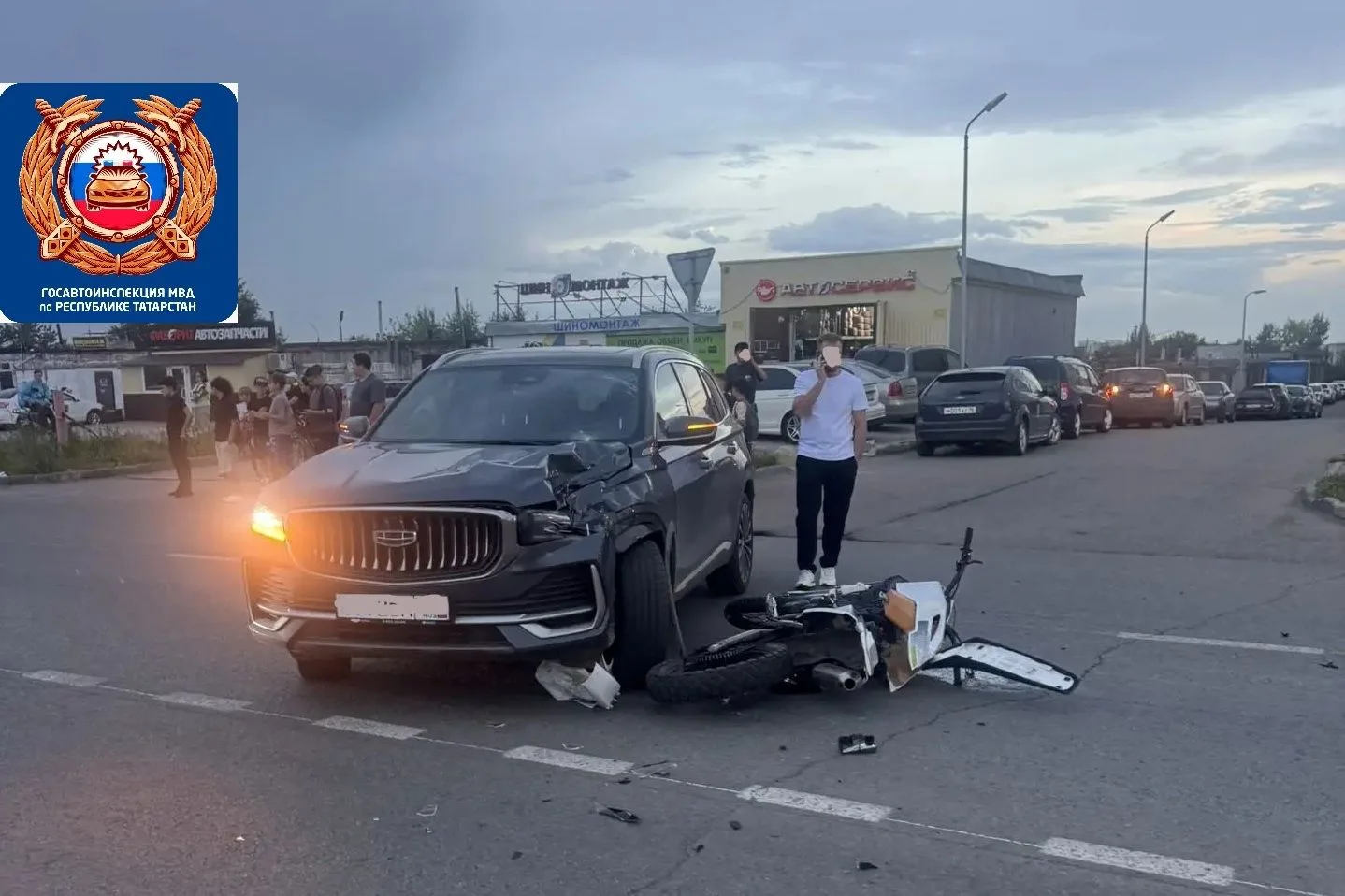 16-летний питбайкер перелетел через автомобиль