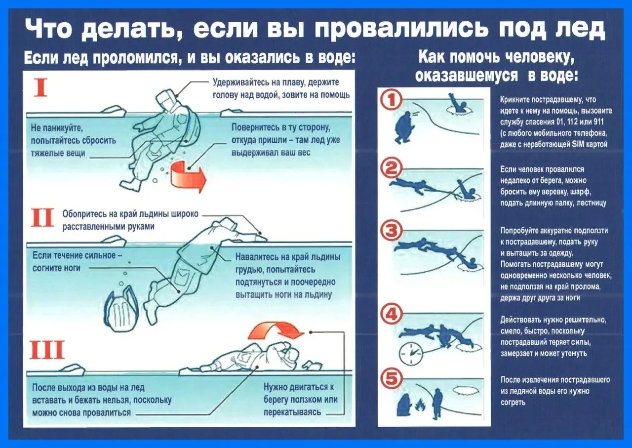 Внимание! Тонкий лёд!