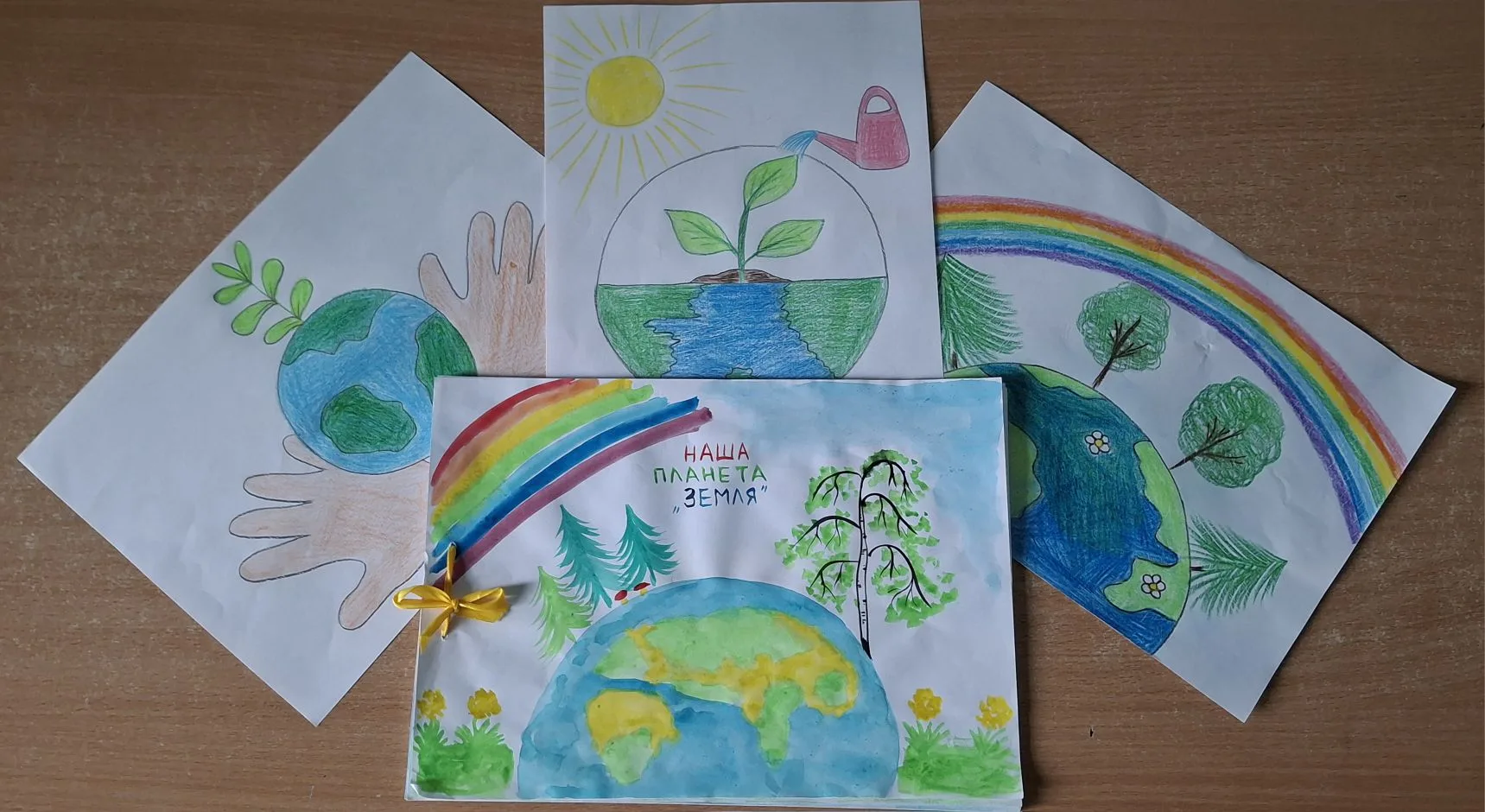 🌍Маленькие художники — большие защитники: как в нашем детском саду отметили День Земли🌏

В преддве