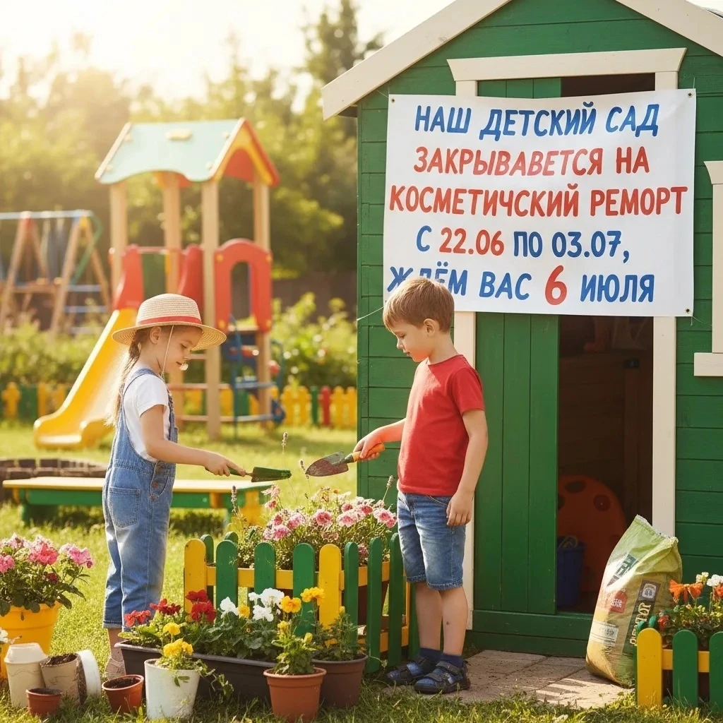 ОБЪЯВЛЕНИЕ
"О закрытии ДОУ на ремонт"

Уважаемые родители!
Доводим до вашего сведения, что детский с