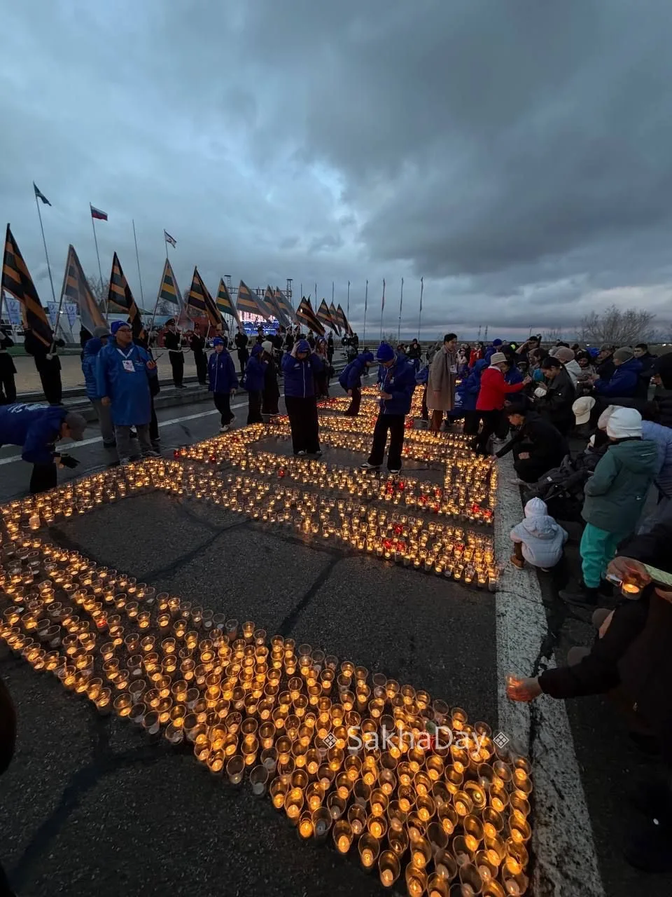 🕯️ Сегодня активисты ШУС «Пятая высота» приняли участие во Всероссийской молодёжной па...