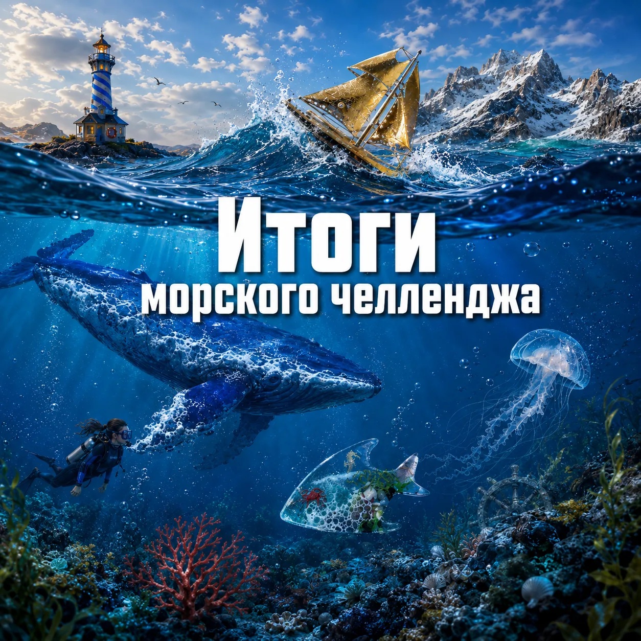 Итоги июльского морского челленджа!