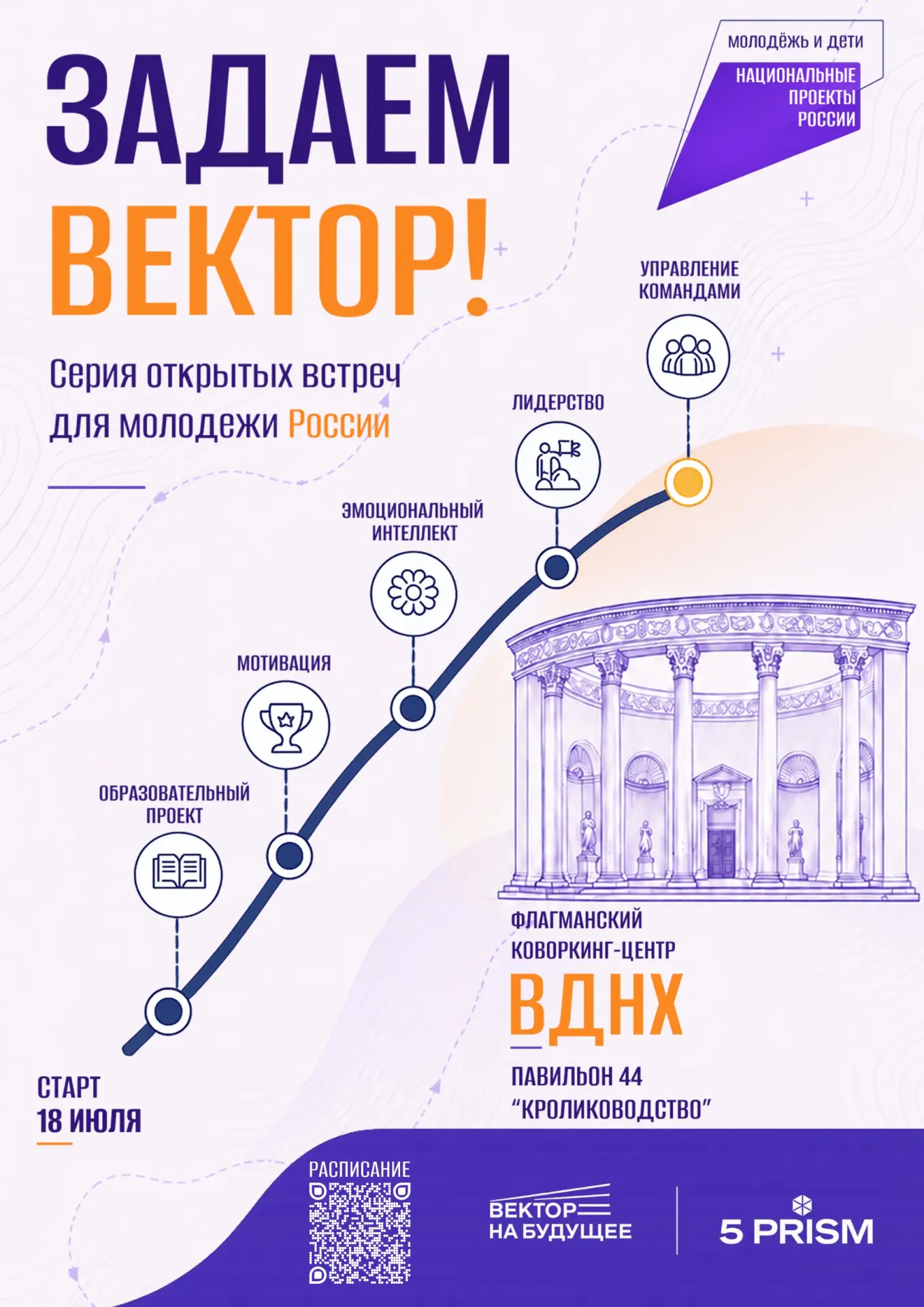 ⚡Молодёжный образовательный проект «Задаём вектор!» — прокачай свой потенциал!