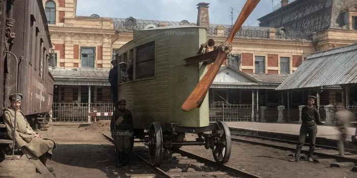 Аэровагон Абаковского, Павелецкий вокзал (тогда - Саратовский), Москва, Советская Росси...
