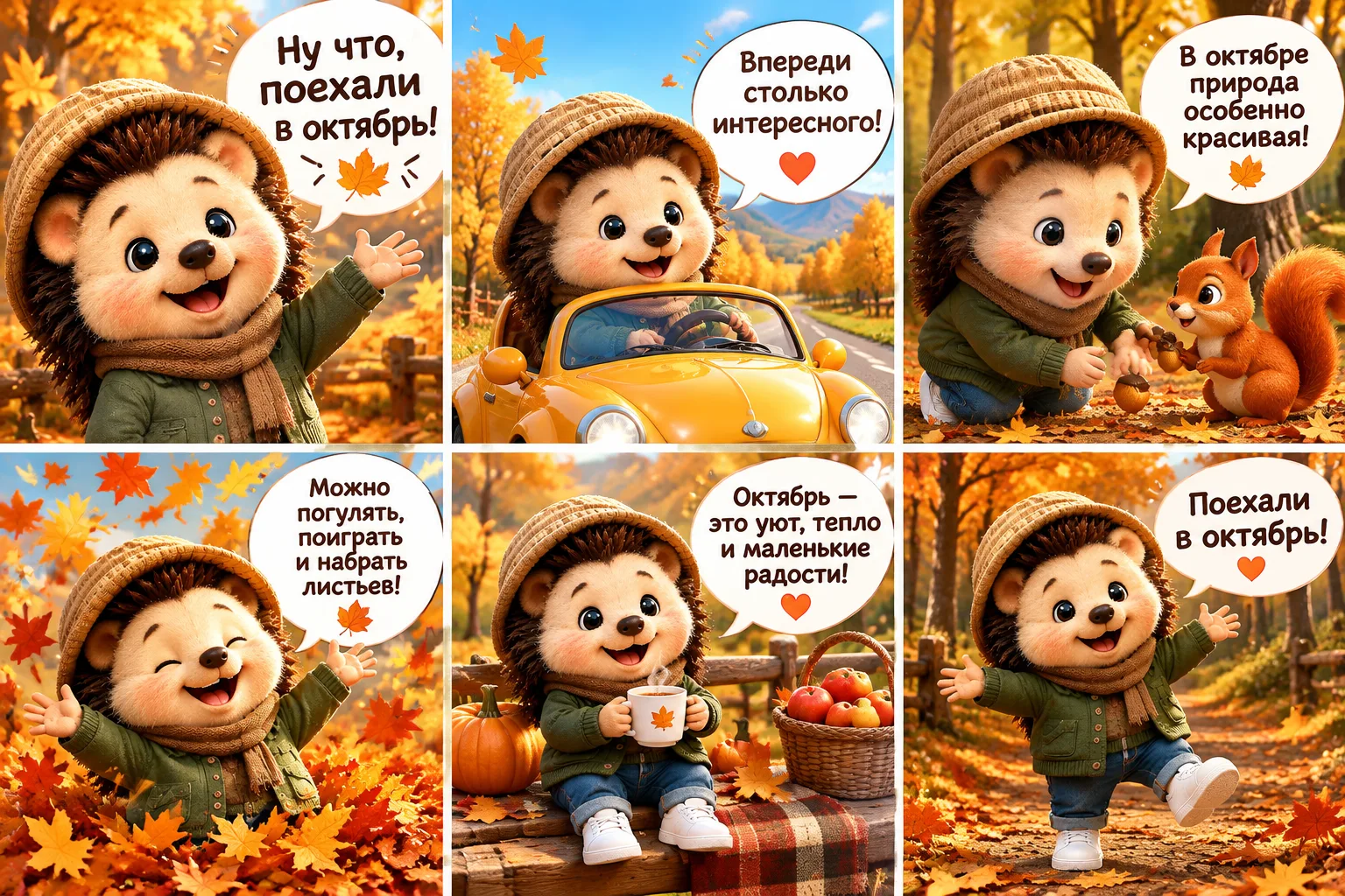 🍂 Поехали в октябрь! 🛴💨