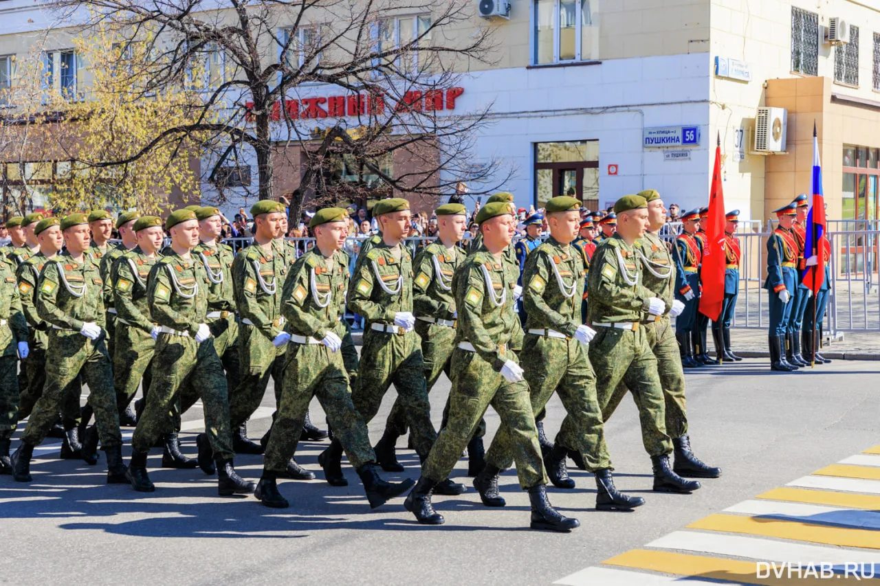 Парад Победы прошел в Хабаровске.  В Хабаровске сегодня празднуют 81-ю годовщину победы в Великой От