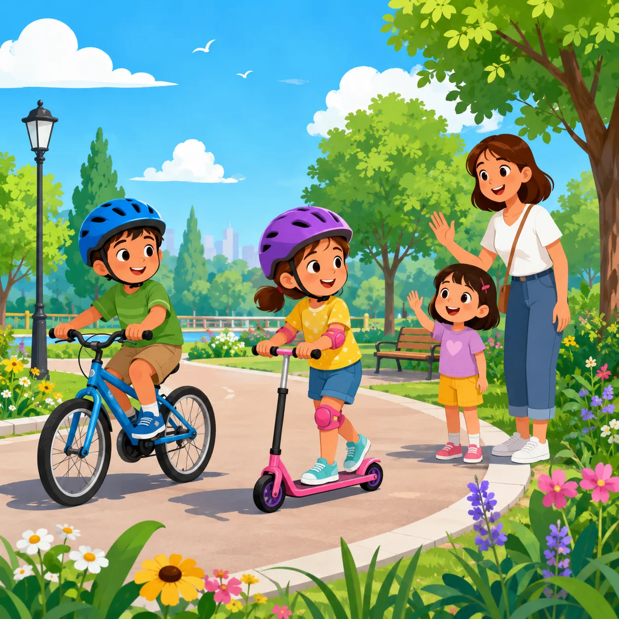 🚲 Лето на колёсах: правила для велосипеда и самоката