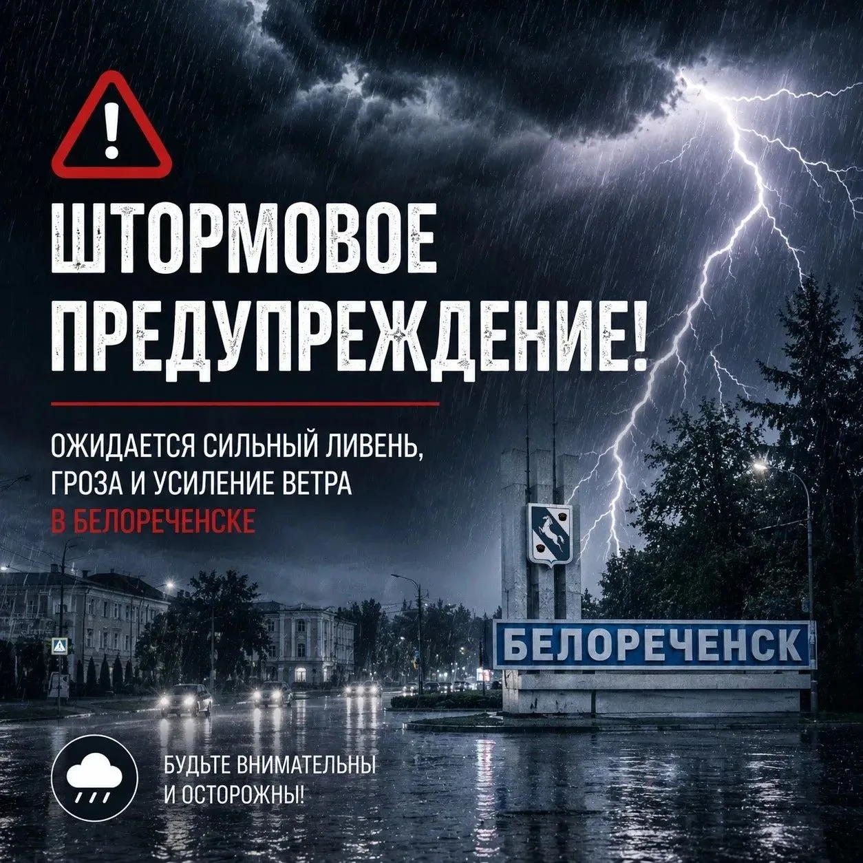 🌩 Внимание, Белореченский район!

В ближайшие двое суток, 16 и 17 июня, погода приготовила серьёзны