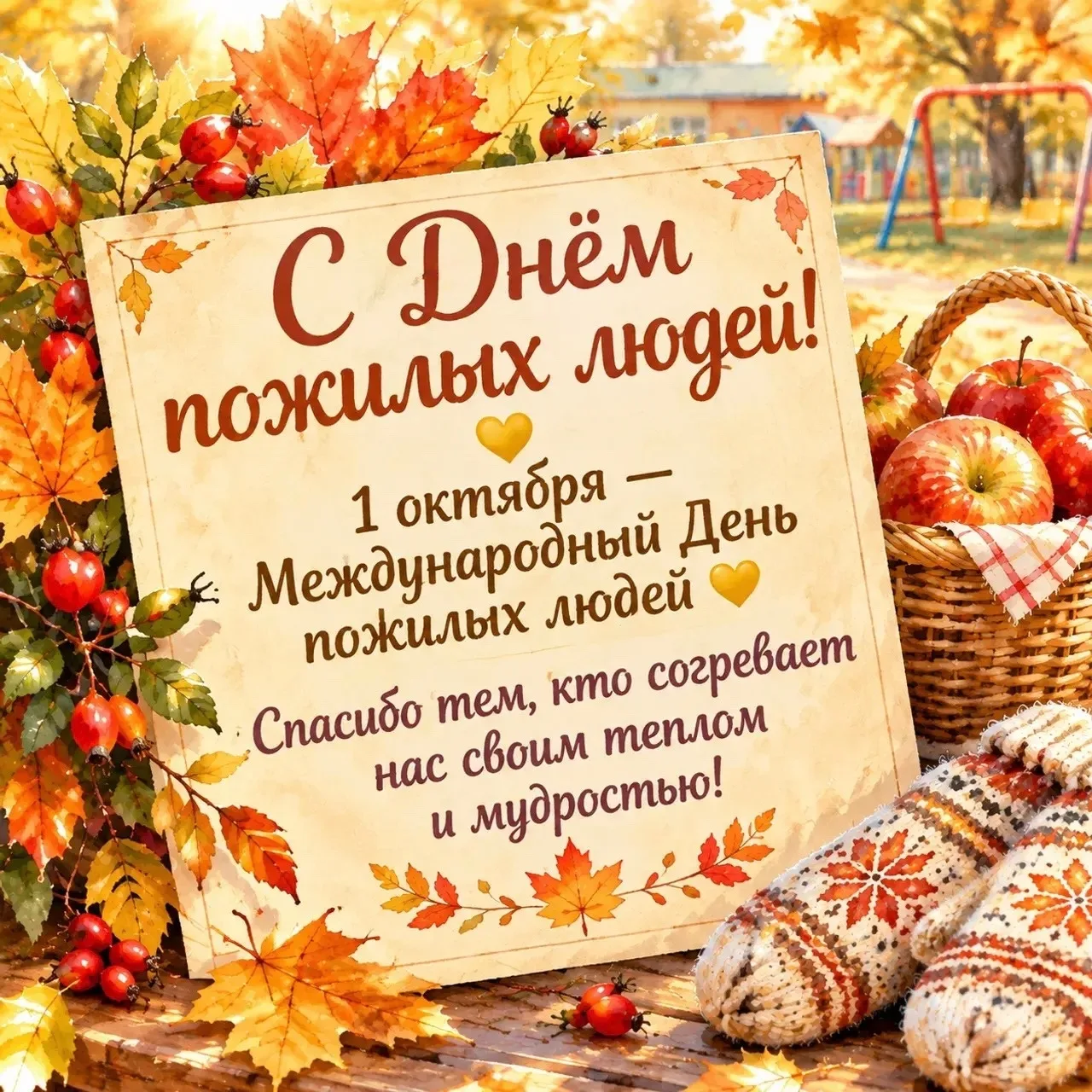🎉 1 октября — Международный день пожилого человека