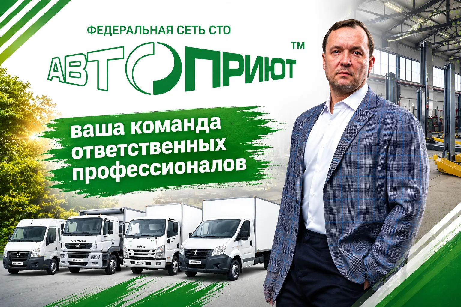 🚛 «АвтоПриют»: ваша команда ответственных профессионалов

Федеральная сеть СТО «АвтоПриют» отмечает