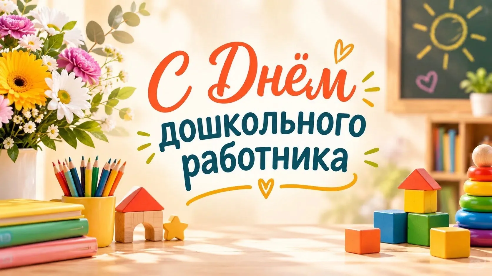 💐 С Днём дошкольного работника! 💐