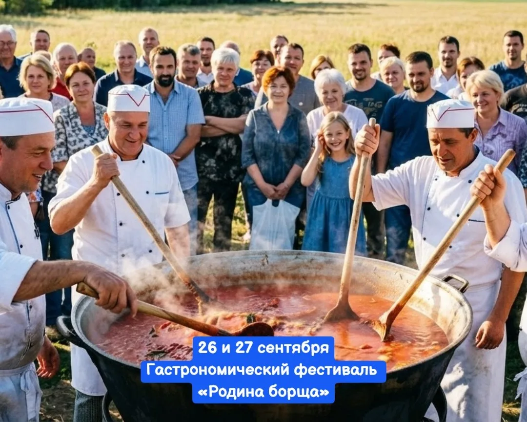 👨‍👩‍👧 Гастрономический фестиваль «Родина борща»