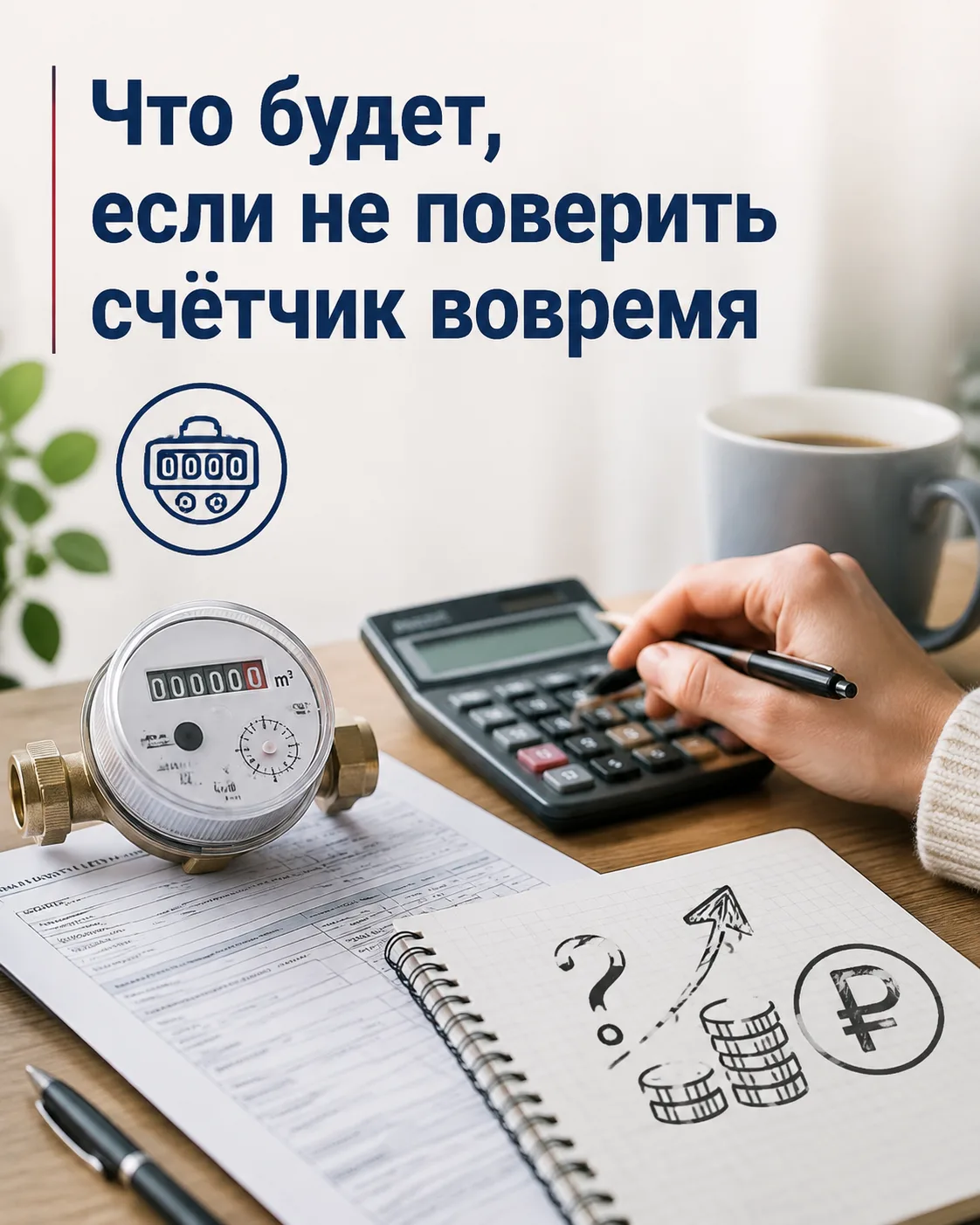 ⏰ Пропустили срок поверки счётчика? Рассказываем, что делать