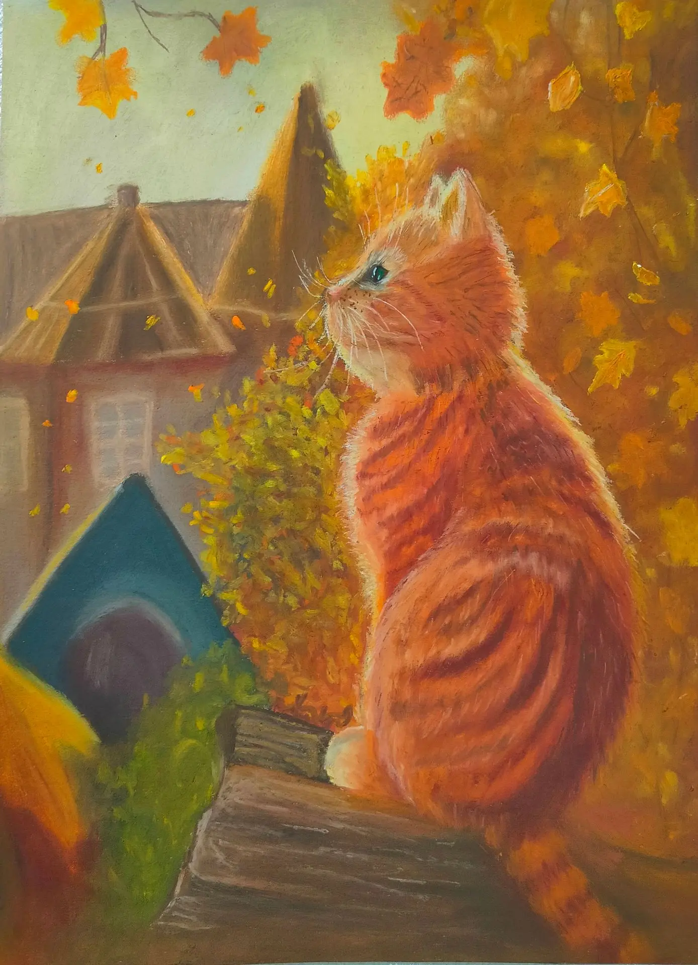 Дарю картину «Солнечный котëнок»💛