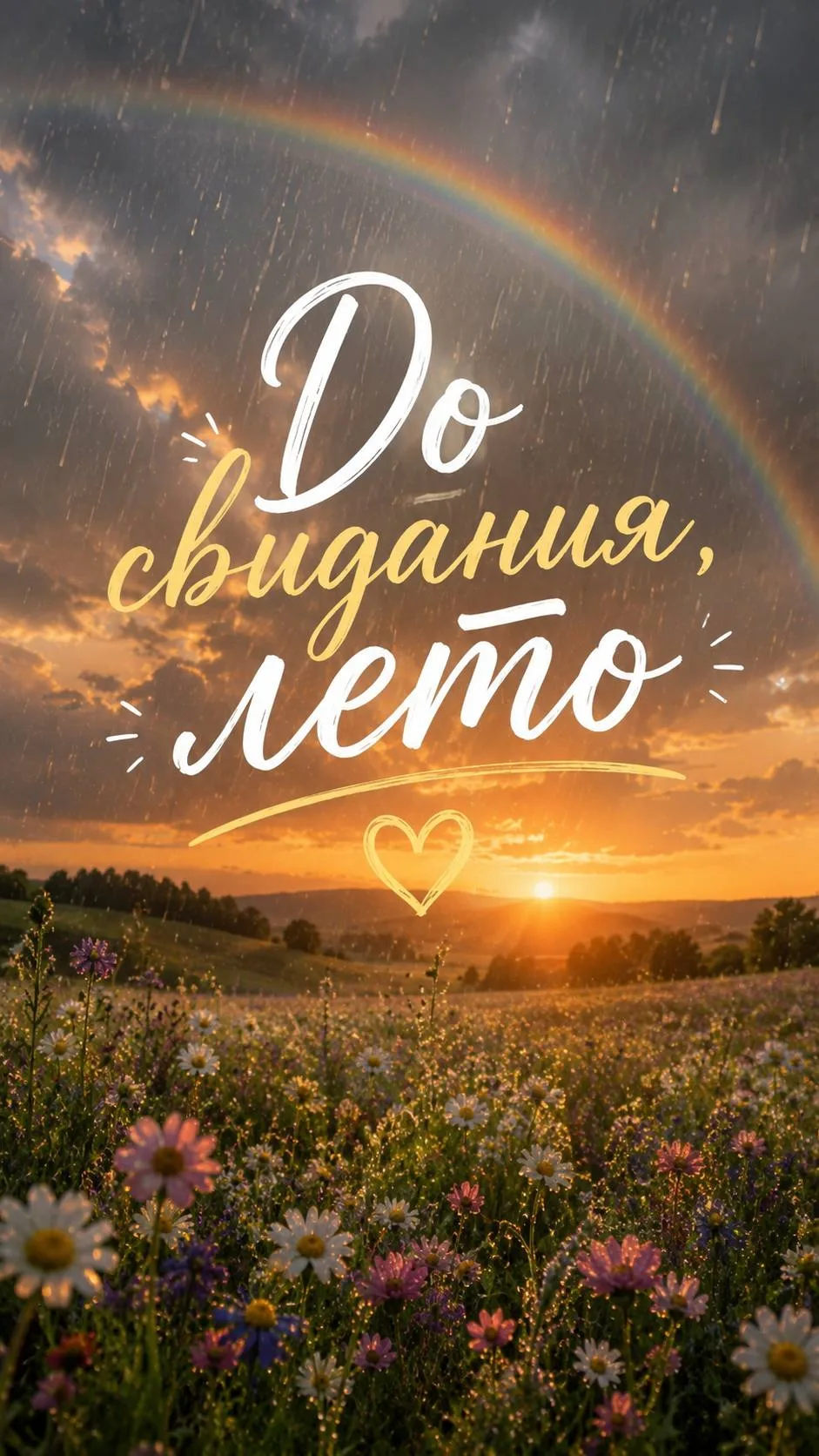 🍃🍂🍁 Лето прощается — осень стучится в двери