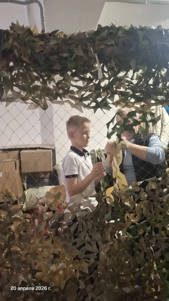 🚨Тревога не для паники, а для добрых дел     Сегодня во время воздушной тревоги ученики 2-В, 2-Г и 4