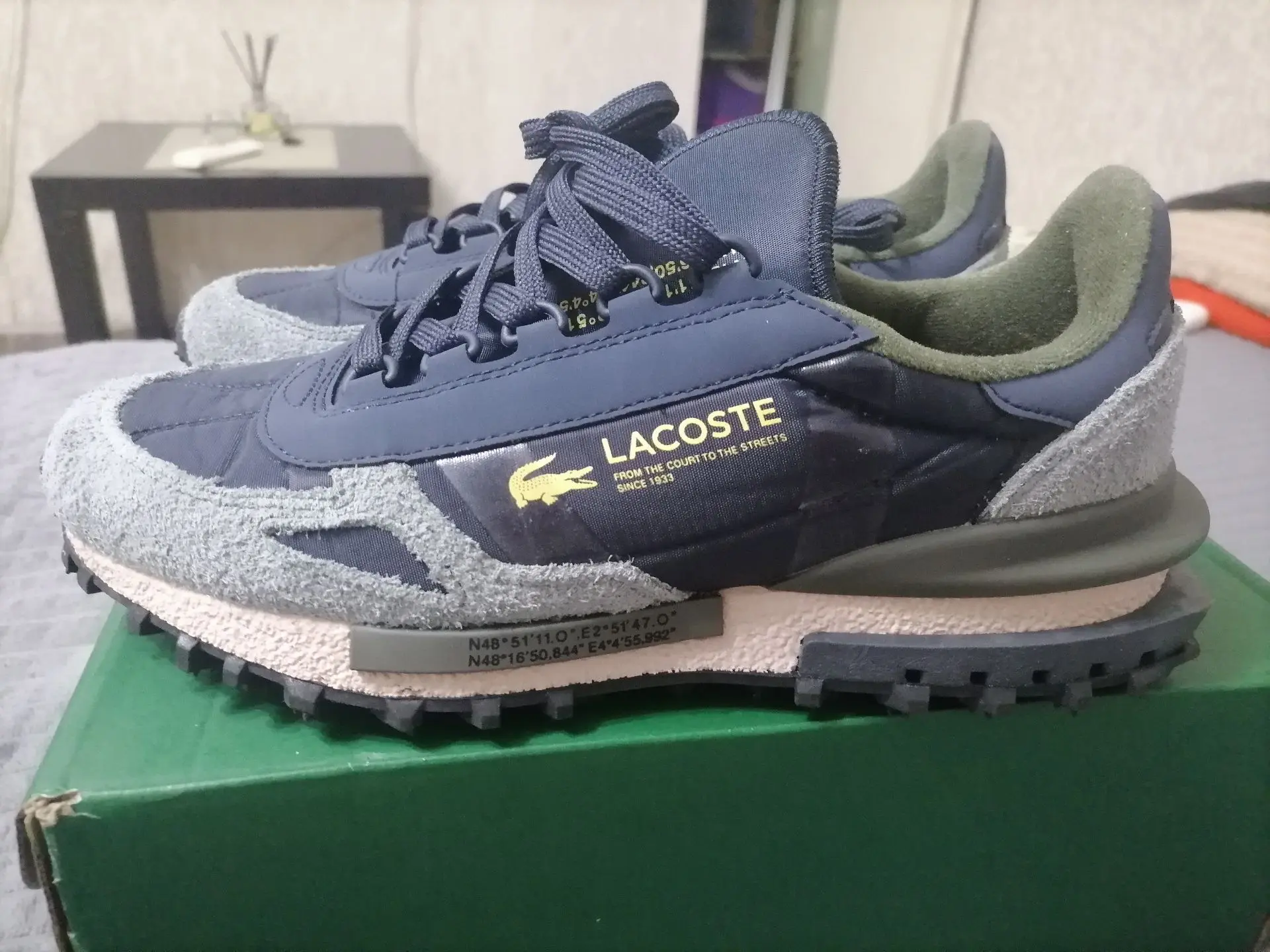 Кроссовки мужские lacoste. Отличного качества, новые. Размер 43,маломерят на размер, по...