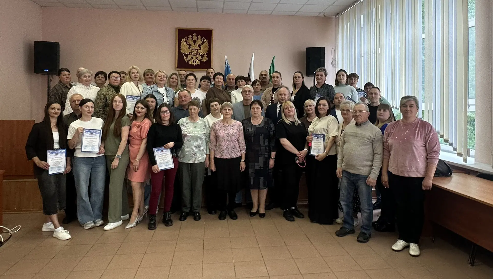 В актовом зале администрации Великолукского  муниципального округа состоялось торжестве...