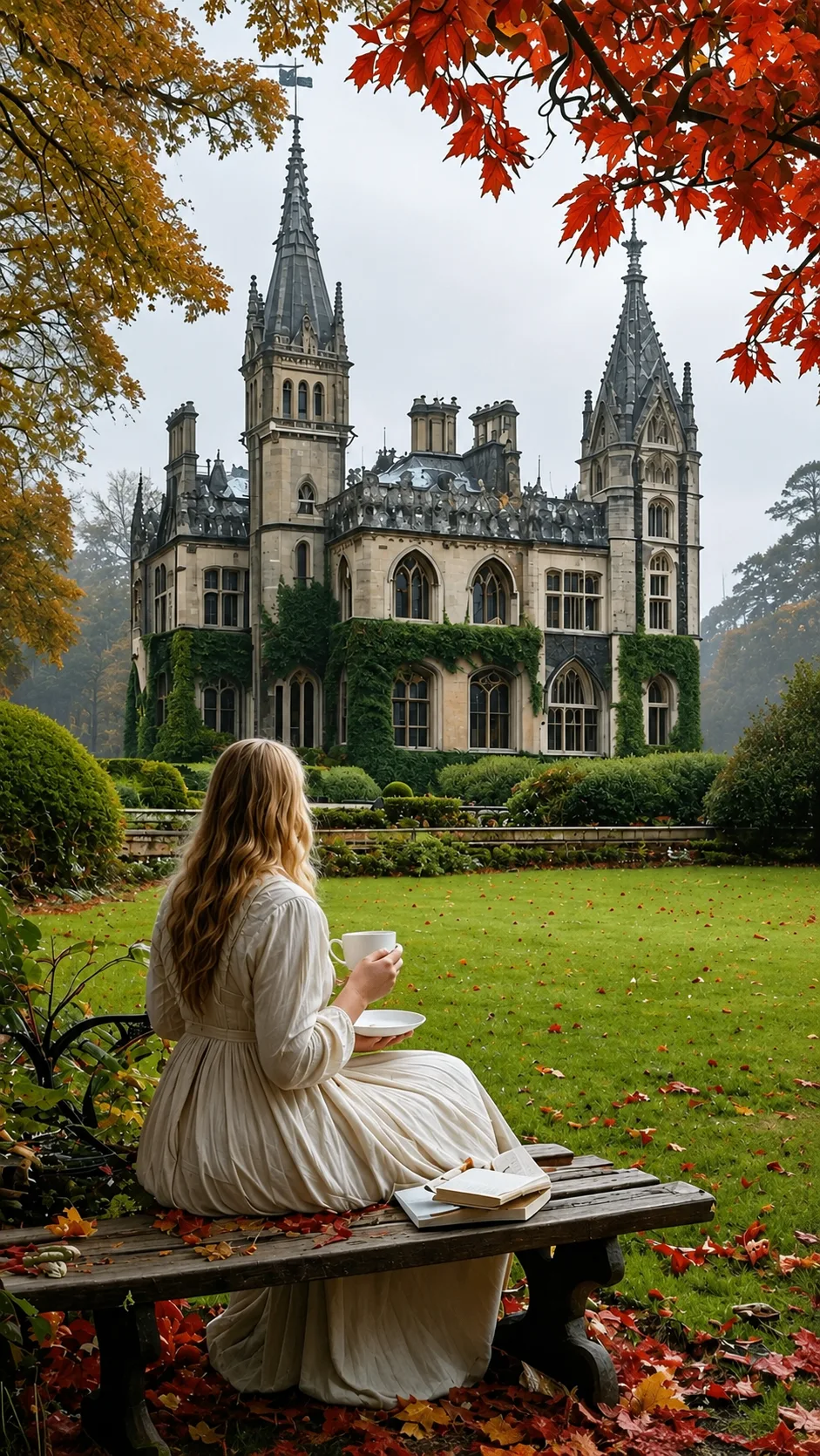 Представьте крепость, внутри которой царит безмятежная атмосфера 🏰 🥰