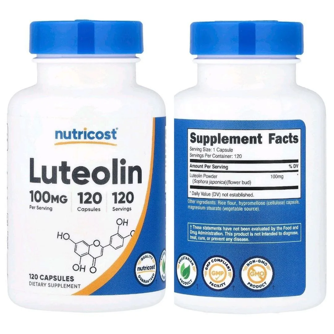 💊NUTRICOST💊 Лютеолин 100 мг, 120 шт