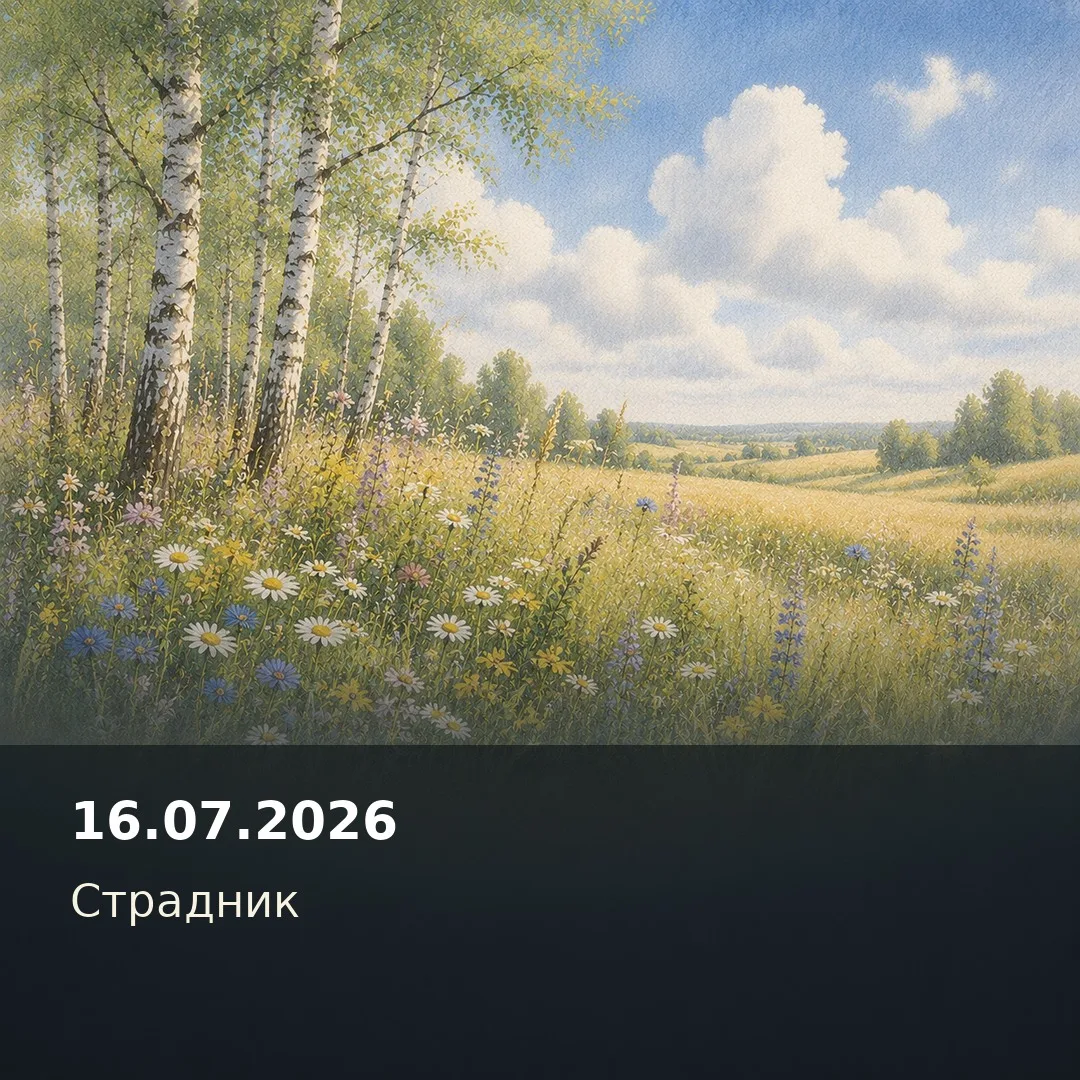 16 июля 2026, четверг
