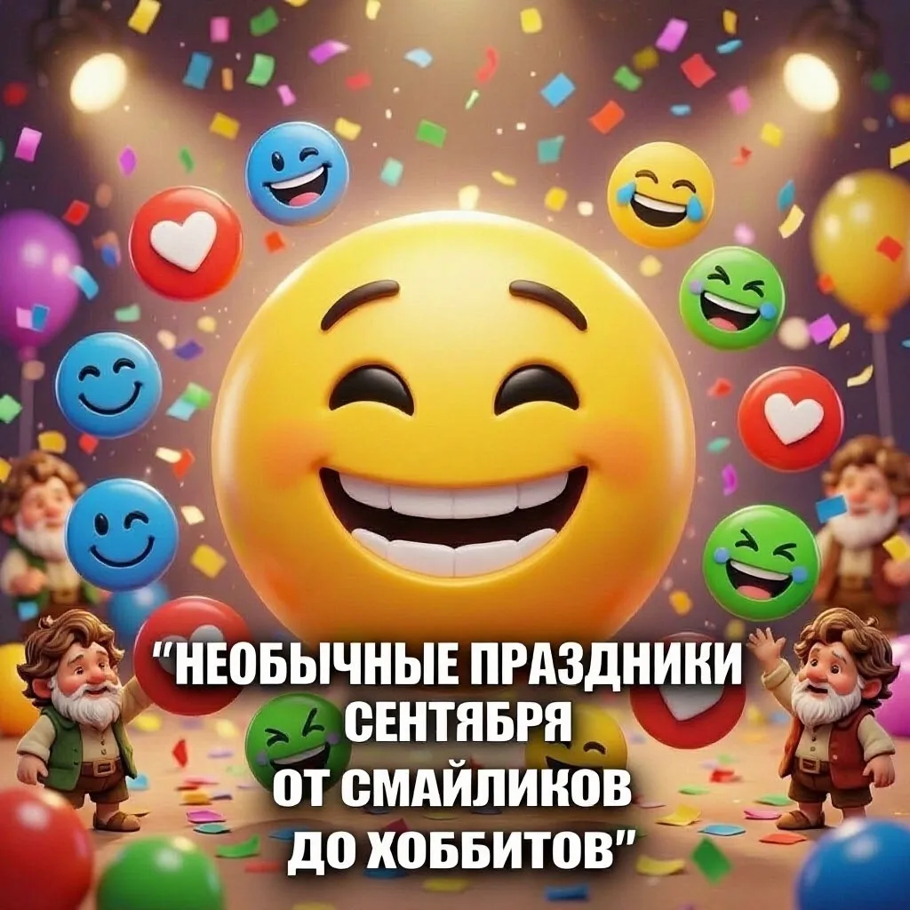 🎉🍂 В сентябре хватает поводов улыбнуться — вот пять ярких праздников 😊