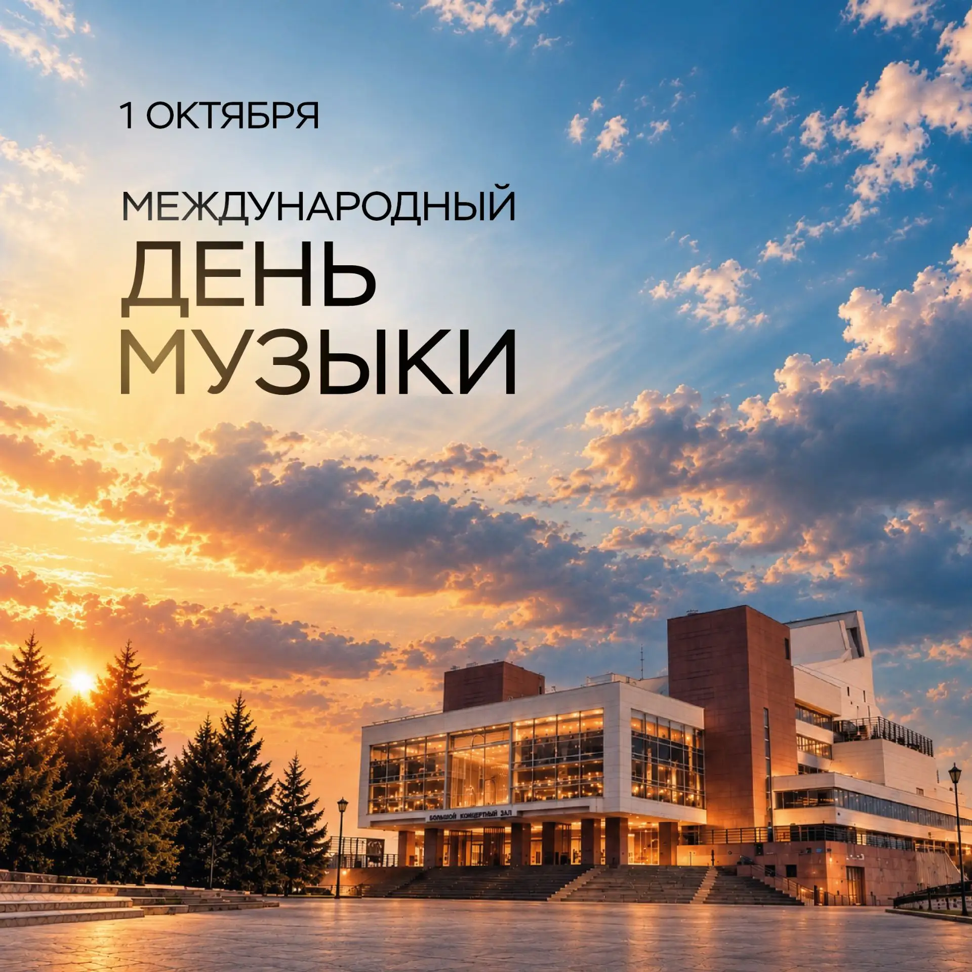 • 1 октября — Международный день музыки! •