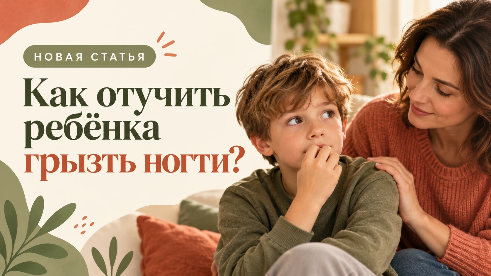 🤬 Как отучить ребенка грызть ногти?