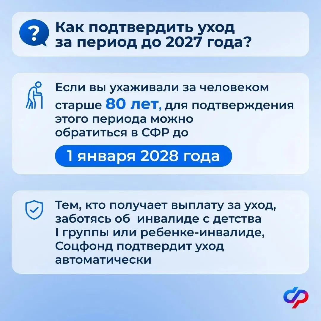 С 1 января 2027 года правила подтверждения ухода за нетрудоспособными меняются