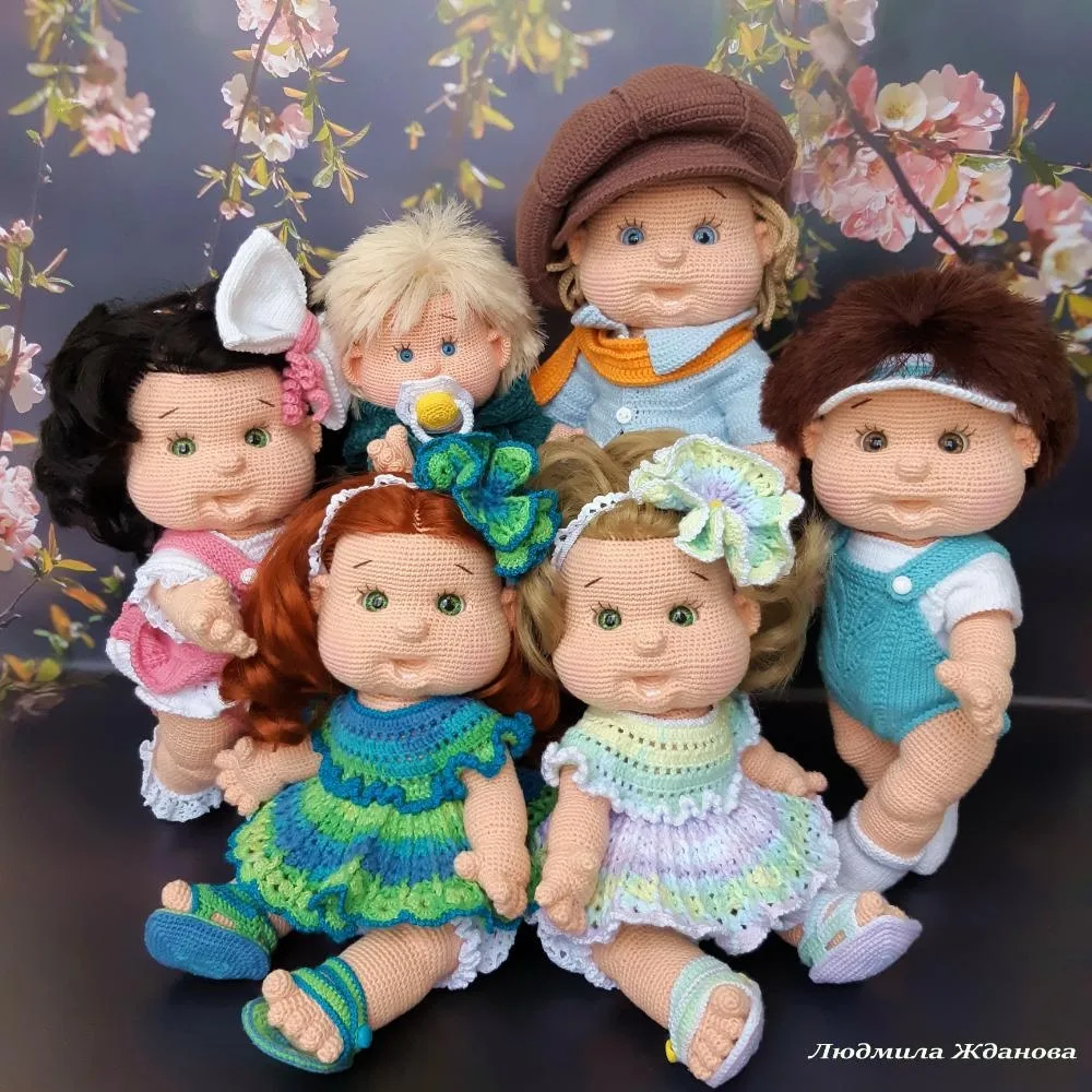 Золотые ручки Людмилы Ждановой, мастер-класс Наденька  https://knitting-life.ru/forum/s...