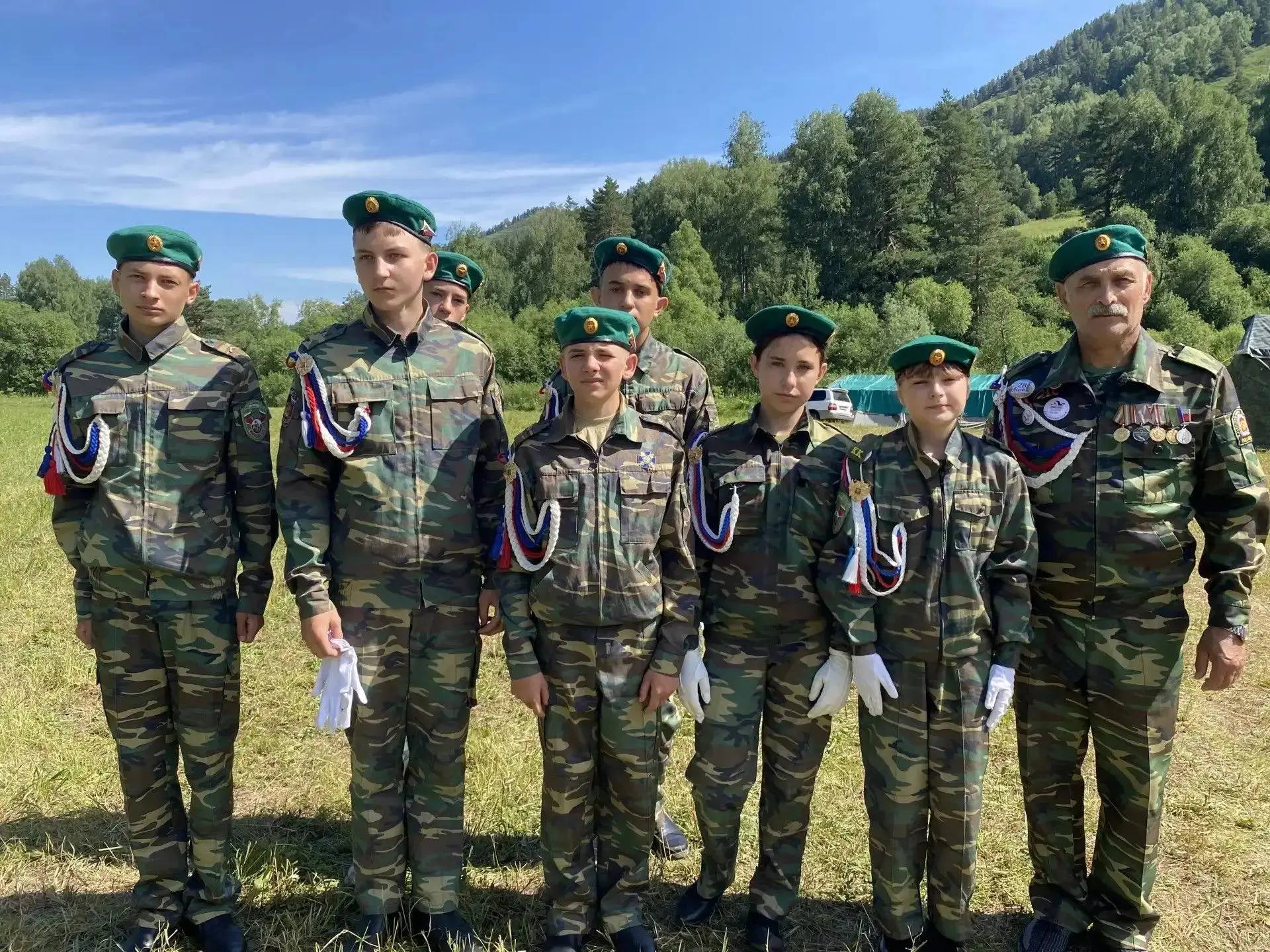 📌Кадеты из ВПК «Юный пограничник» вернулись из Алтайского района, где проходили V краевые военно-по