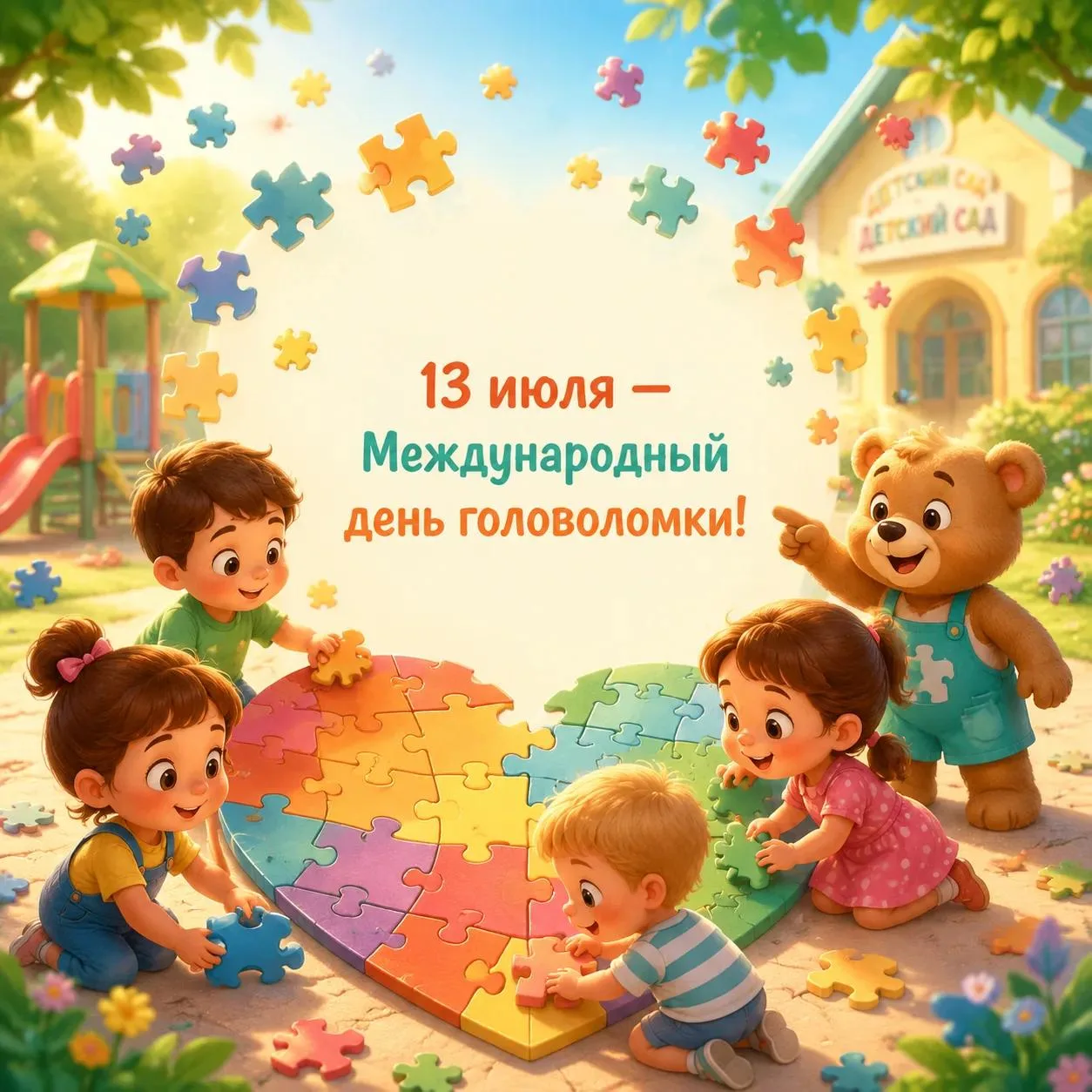 🧩 День, когда нужно «поломать голову»!

Знаете ли вы, что 13 июля — это не просто дата в календаре?