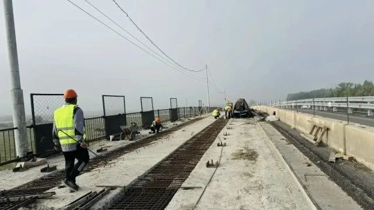 Продолжаем держать на контроле ход капитального ремонта путепровода в восточной части г...