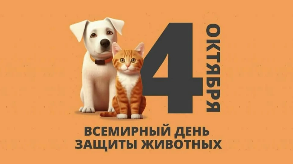 4 Октября - Всемирный день животных