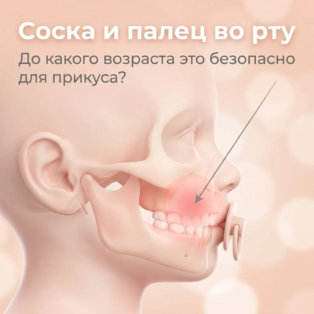 👶 Соска и палец во рту — до какого возраста это безопасно для прикуса?