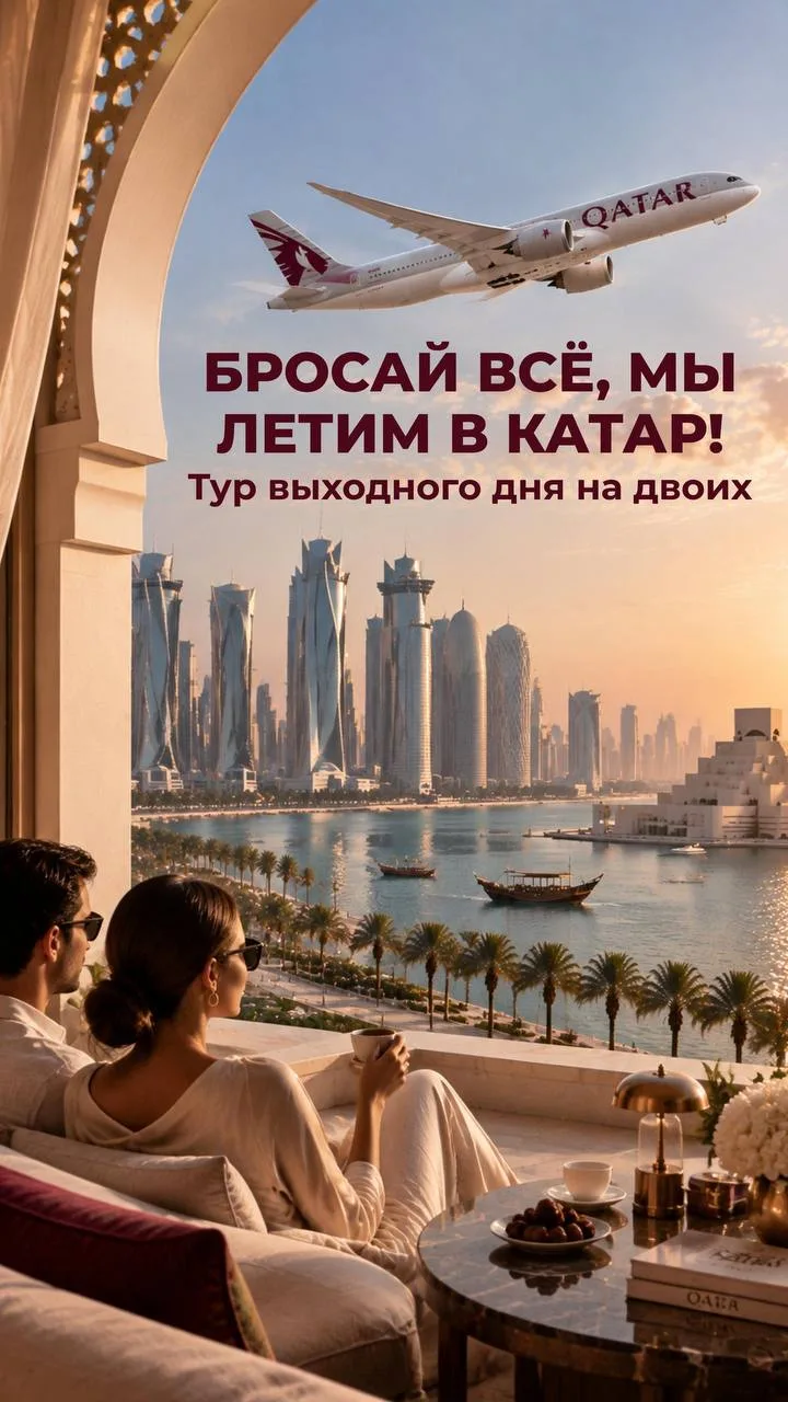 Бросай все, мы летим в Катар, дорогой!😎