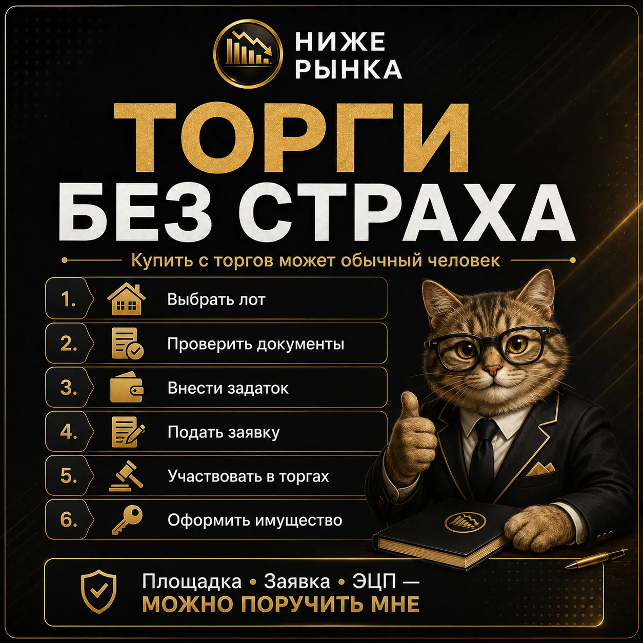 🟢 Торги без страха

Нужно ли быть юристом или профессиональным инвестором, чтобы купить имущество с