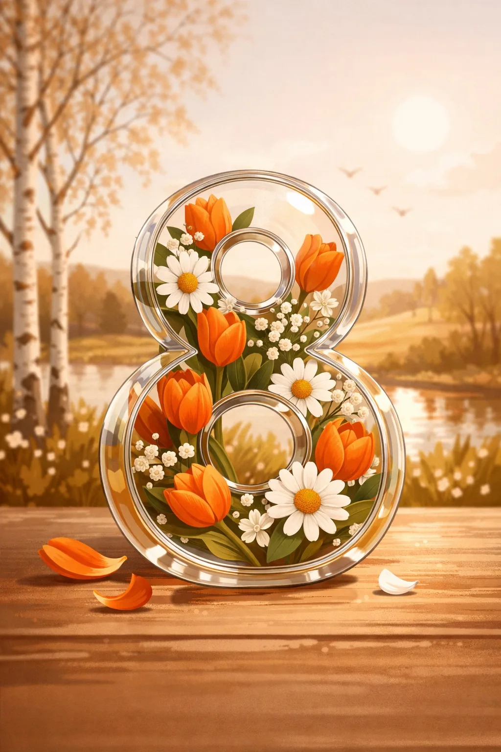 💐 Дорогие женщины!  МФЦ Тульской области сердечно поздравляет вас с прекрасным весенним праздником -