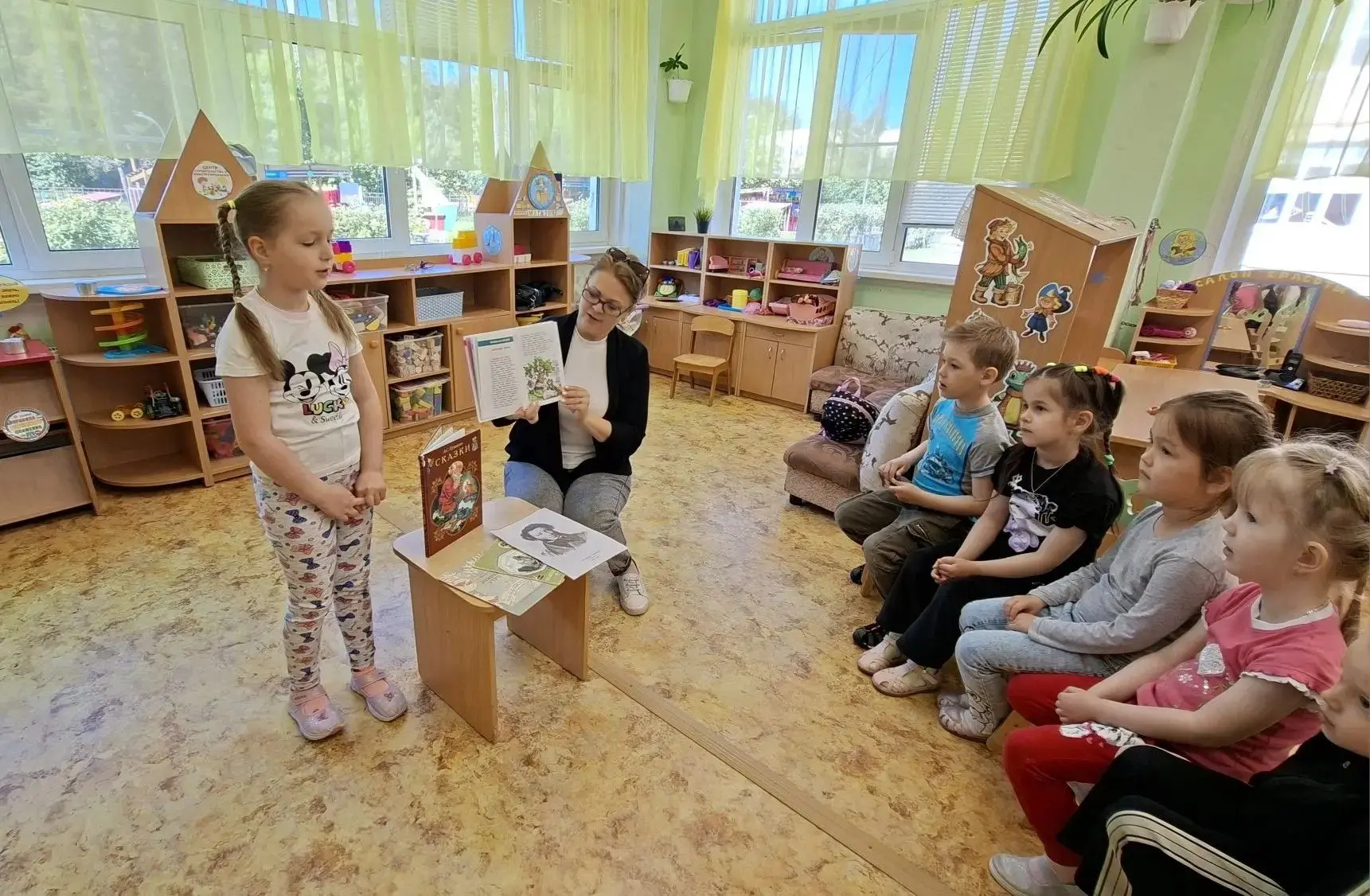 🖼️ Ребята из групп "Фиксики" и "Лукоморье" погрузились в мир поэзии и сказок великого ...