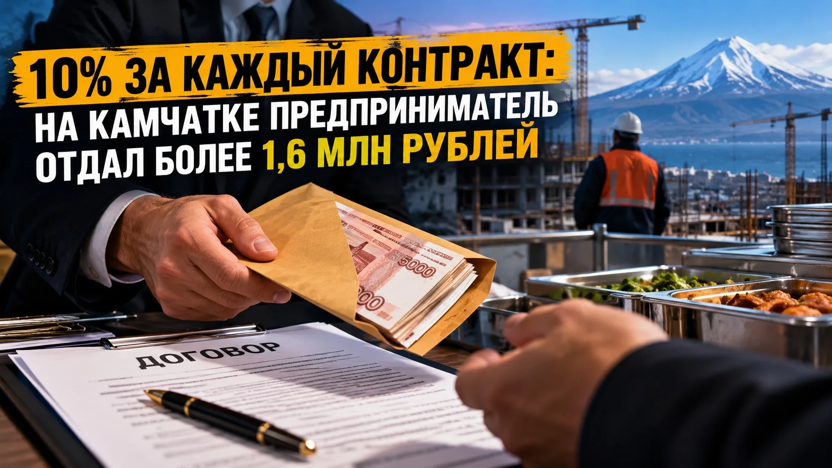 💰 10% ЗА КАЖДЫЙ КОНТРАКТ: НА КАМЧАТКЕ ПРЕДПРИНИМАТЕЛЬ ОТДАЛ БОЛЕЕ 1,6 МЛН РУБЛЕЙ