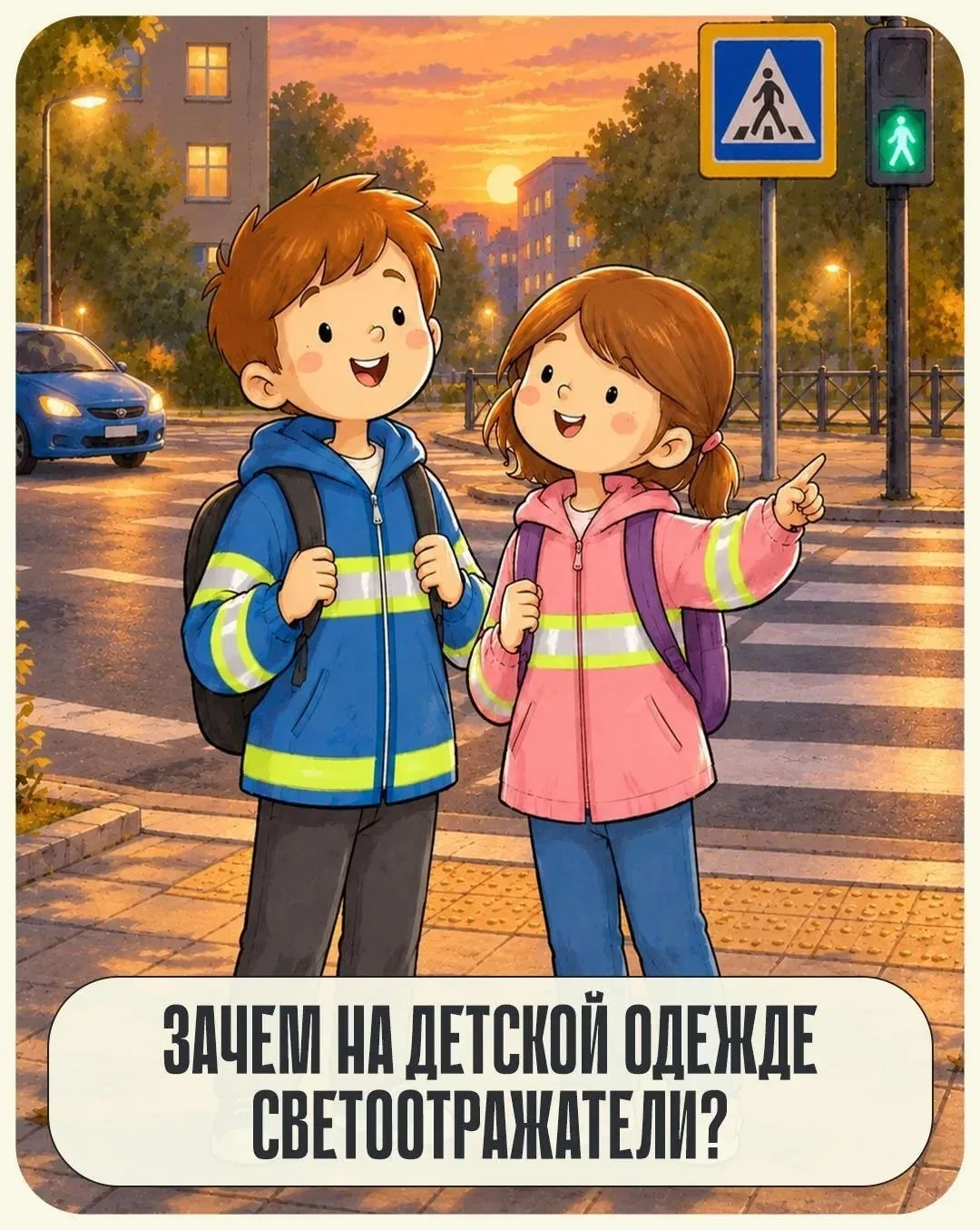 🚦 Безопасность ребенка на дороге — в деталях!