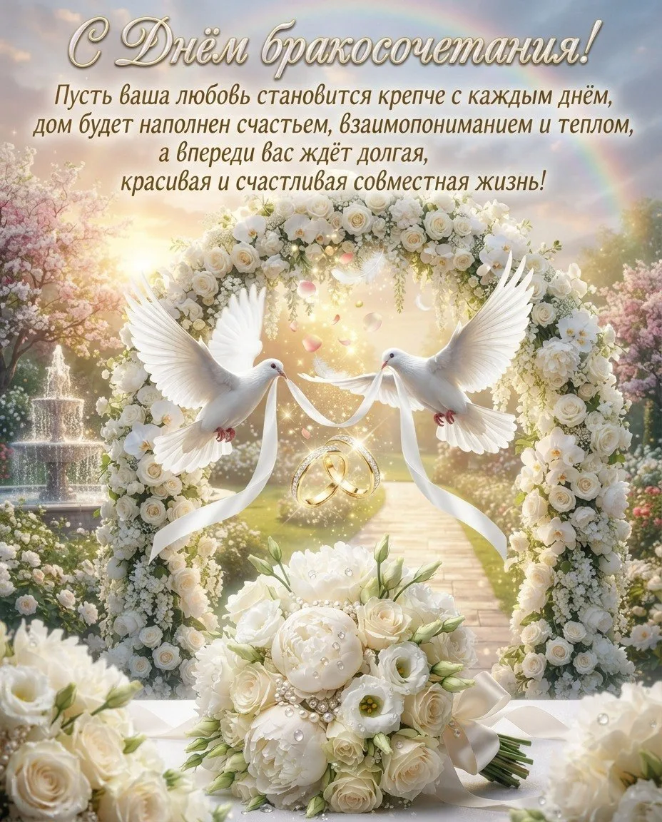С днём бракосочетания