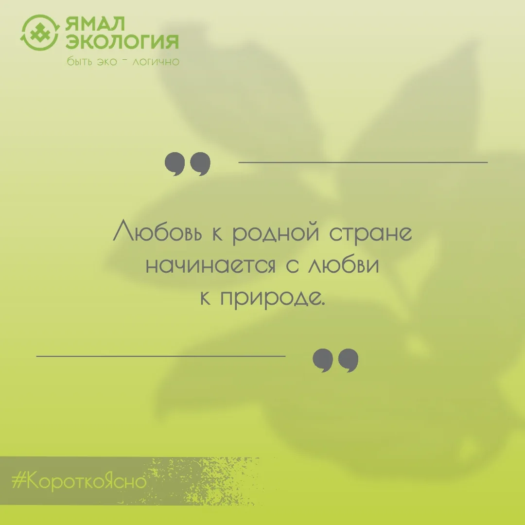 Доброе утро 🌞 

В понедельник всё #КороткоЯсно. Удачного дня и отличной недели!

#ЯмалЭкология #Яма
