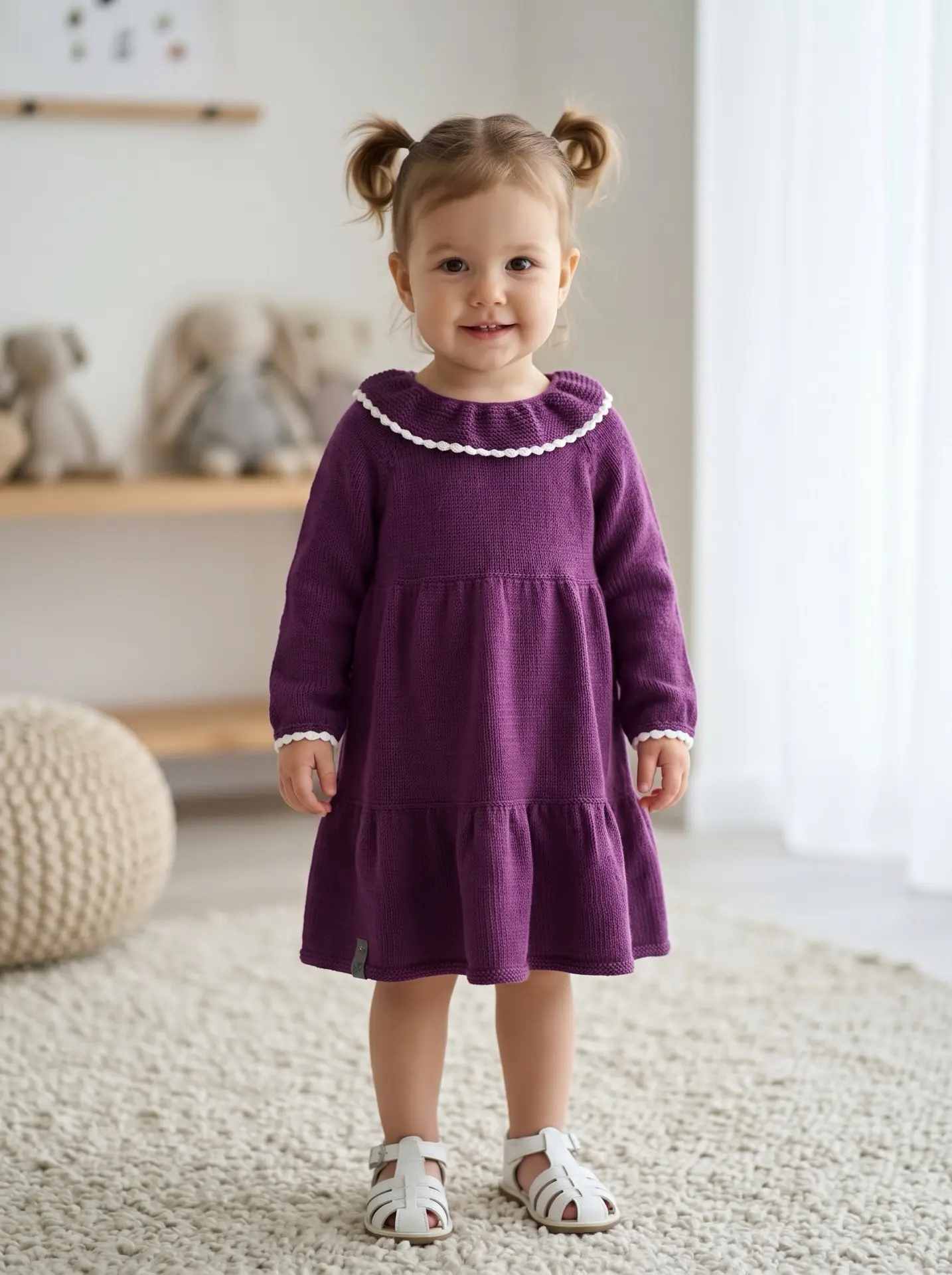 Платьице по Описанию "Velvet" к красивом фиолетовом😍