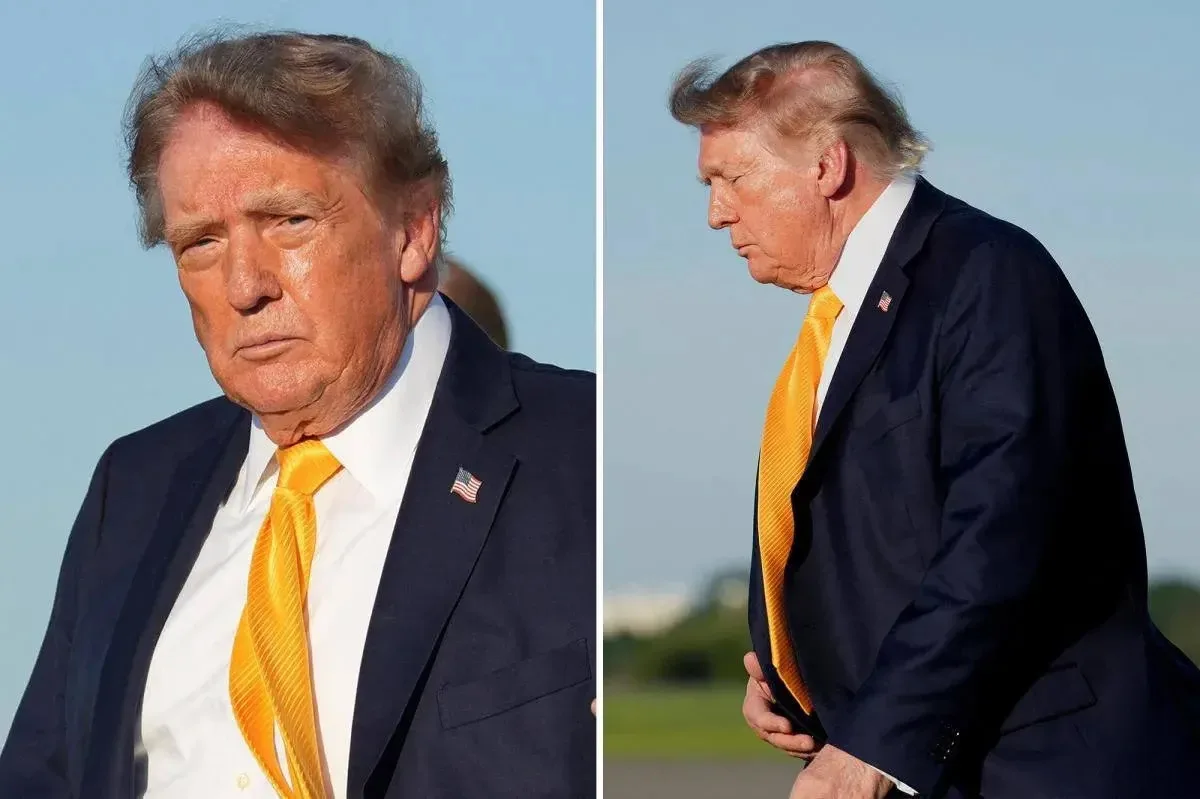 ⚡️Трамп зачем-то покрасил волосы.
