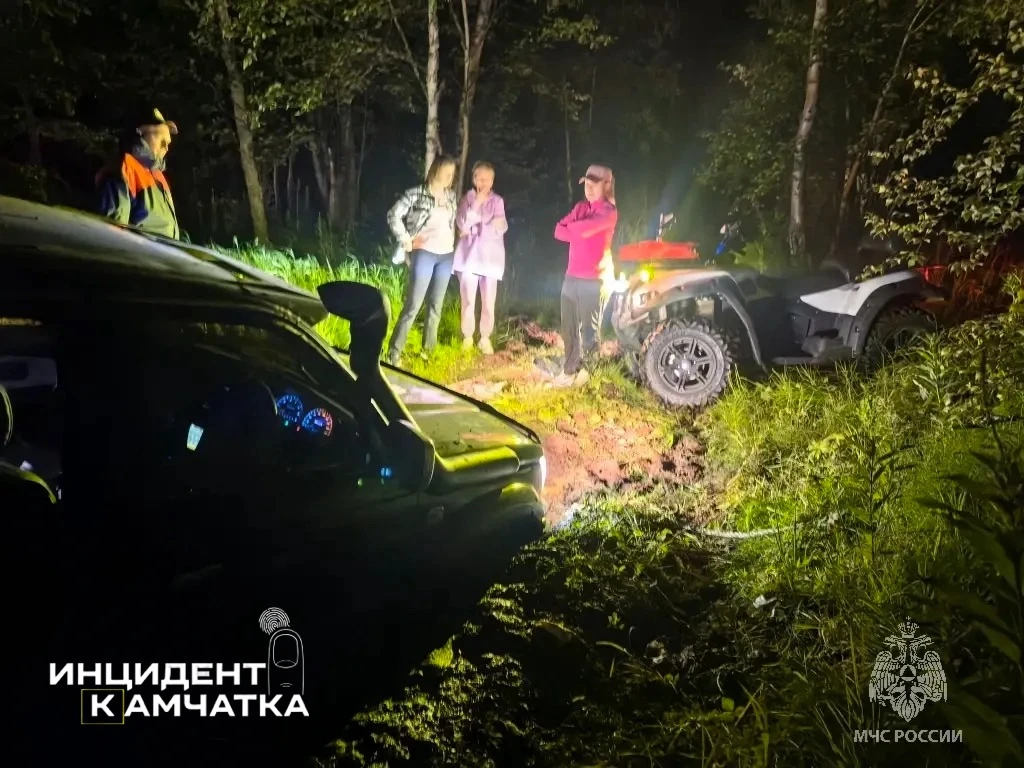 Три путешественницы оказались в плену лесной дороги