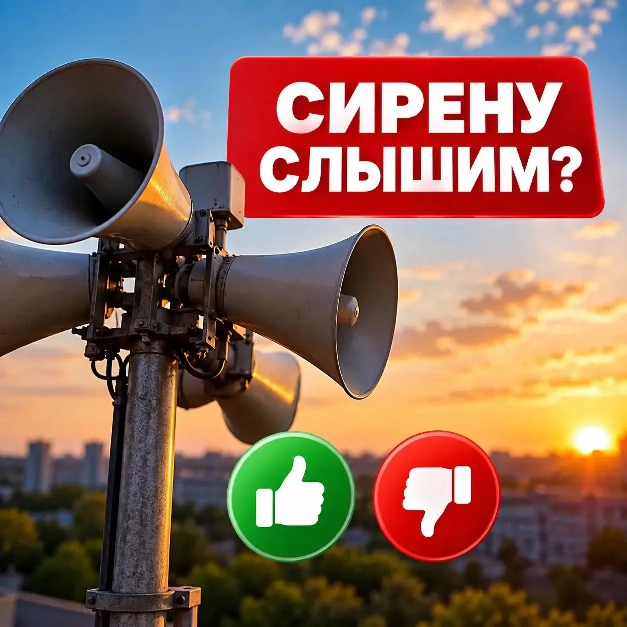 🚨 СИРЕНУ СЛЫШИМ?