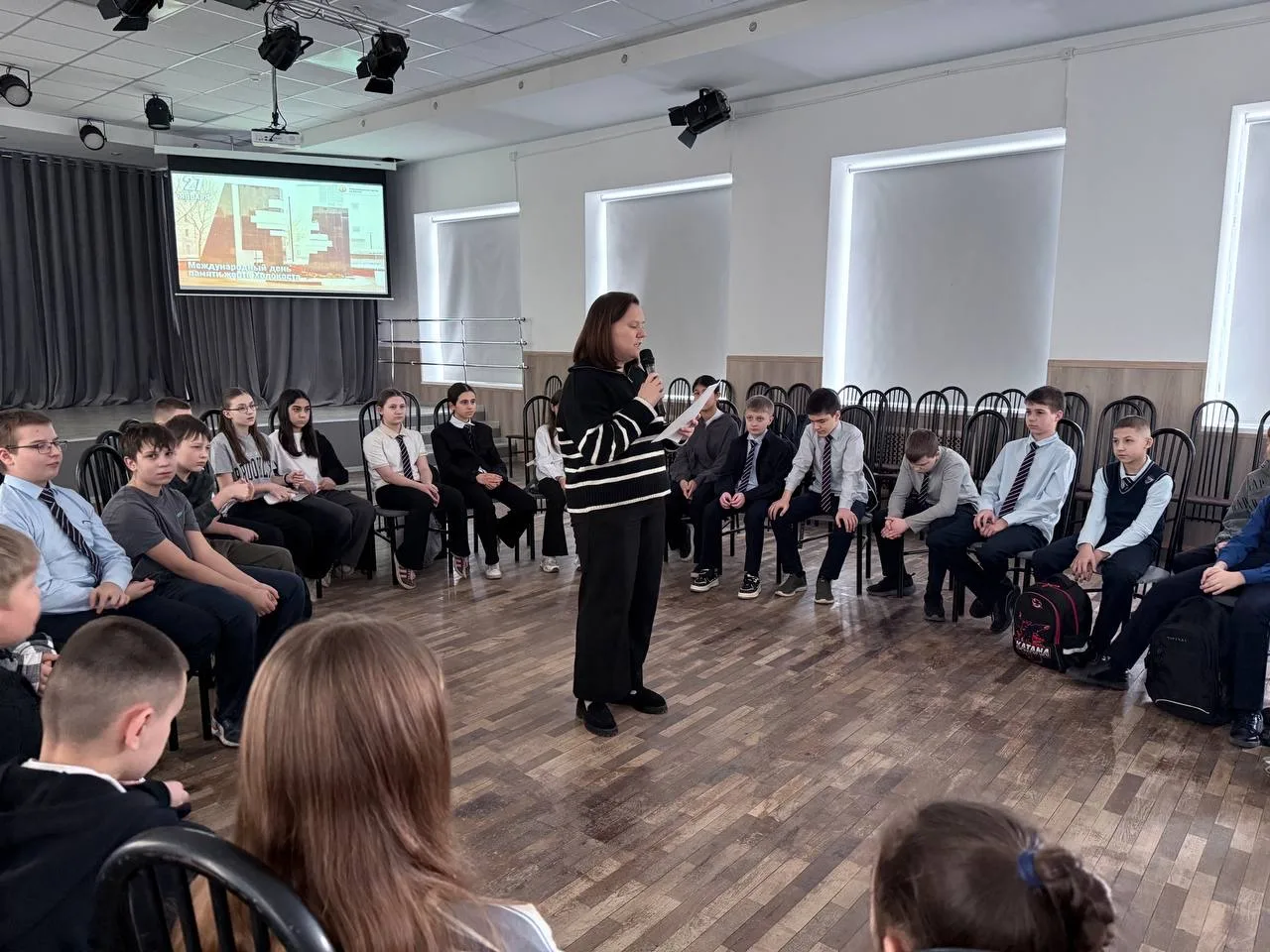 Эхо слов: шестиклассники почтили память жертв Холокоста  27 января — особая дата в истории. В этот д