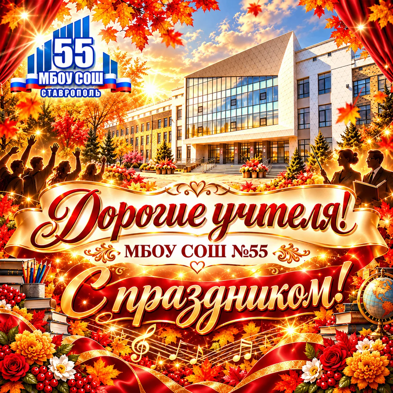 🌷 С Днём учителя!